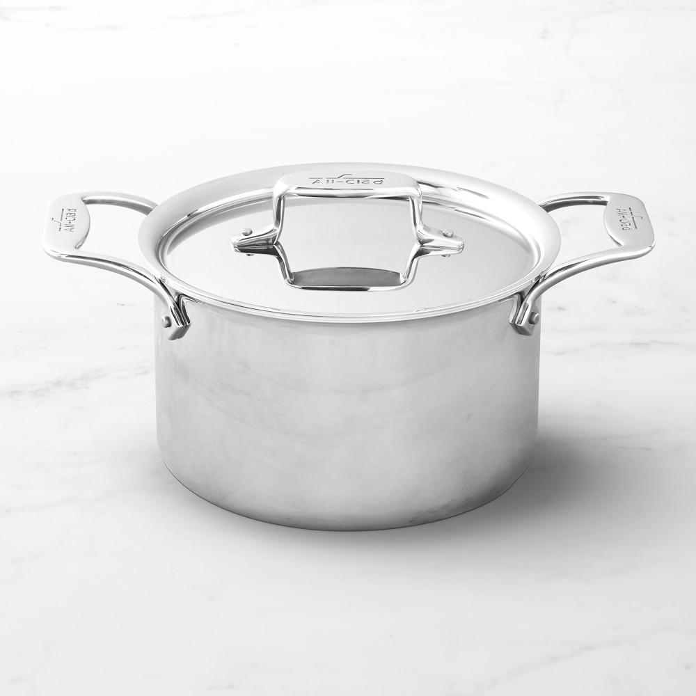 All-Clad D5® Stainless Steel Soup Pot, 3.8L | Williams Sonoma